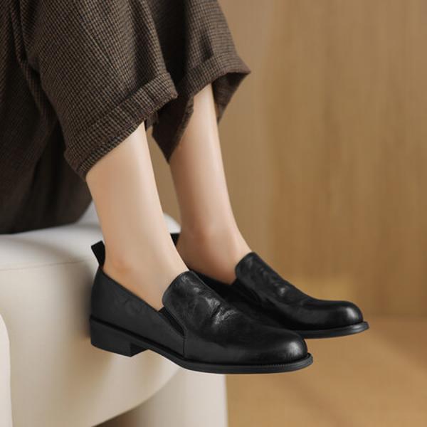 Handcrafted Luxury Leather Women's Shoes, Exquisite Elegance(Egupai8882735)