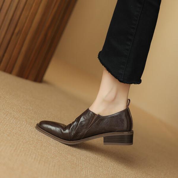 Luxurious Handcrafted Leather Women's Shoes - Elegance Redefined(Egupai8882760)