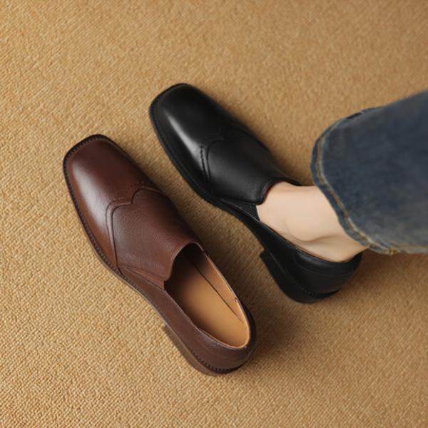 Elegance Redefined: Handcrafted Genuine Leather Women's Shoes(Egupai8882761)