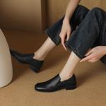 Elegance Redefined: Handcrafted Genuine Leather Women's Shoes(Egupai8882761)