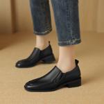 Exquisite Handcrafted Leather Women’s Shoes: Timeless Elegance(Egupai8882762)