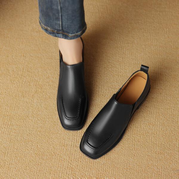 Exquisite Handcrafted Leather Women’s Shoes: Timeless Elegance(Egupai8882762)