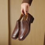 Exquisite Handcrafted Leather Women’s Shoes: Timeless Elegance(Egupai8882762)