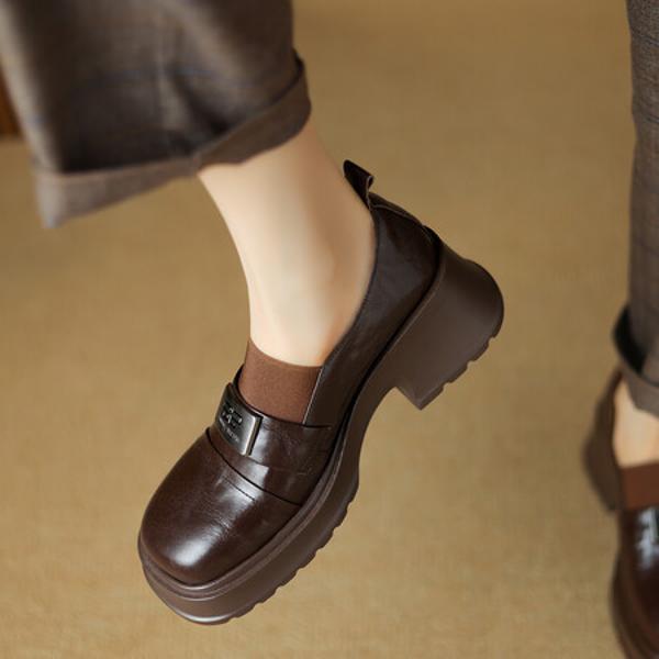 Exquisite Handcrafted Leather Women's Shoes of Luxury(Egupai8882777)