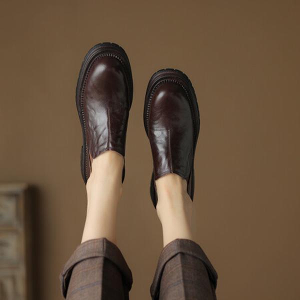 Handcrafted Luxury Leather Women’s Shoes, Elegant Style(Egupai8882807)