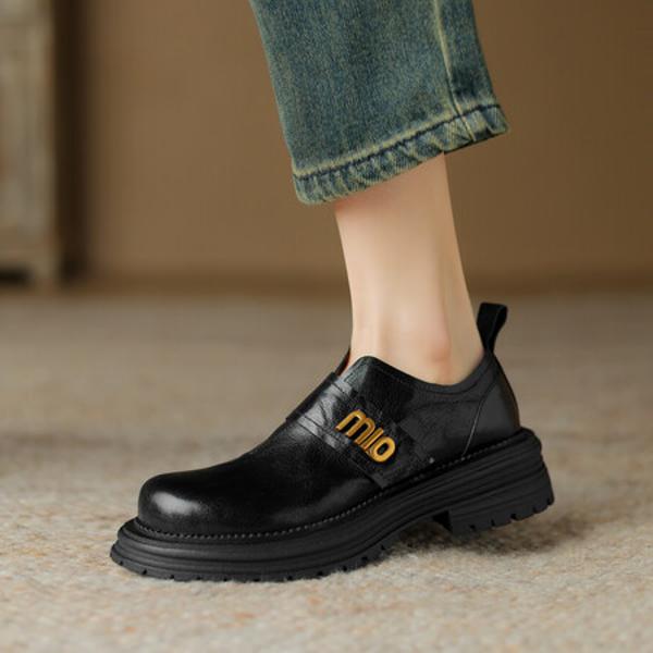 Elegant Handcrafted Leather Women's Shoes - Luxurious Quality(Egupai8882806)