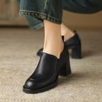 Handcrafted Genuine Leather Women's Shoes: A Blend of Elegance and Luxury(Egupai8882795)