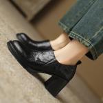 Luxurious Handmade Women’s Leather Shoes: Elegance in Every Stitch(Egupai8882789)