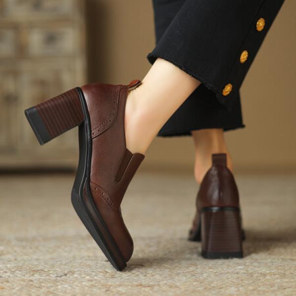 Exquisite Handcrafted Leather Women's Shoes: Luxurious Elegance in Every Stitch(Egupai8882781)