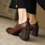 Exquisite Handcrafted Leather Women's Shoes: Luxurious Elegance in Every Stitch(Egupai8882781)