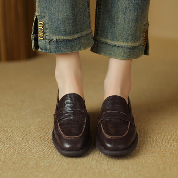 Exquisite Handcrafted Leather Women's Shoes - Luxury Elegance(Egupai8882780)