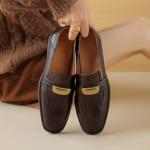 Handcrafted Genuine Leather Women's Shoes - Luxurious Elegance(Egupai8882771)