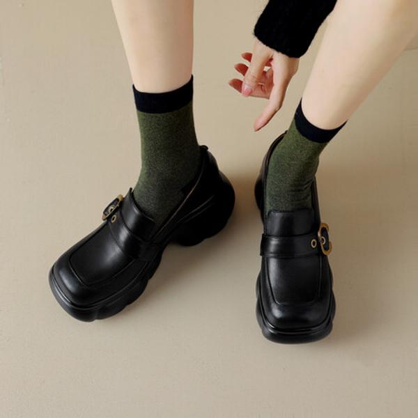 Luxurious Handmade Leather Women's Shoes: Craftsmanship Meets Elegance(Egupai8882798)