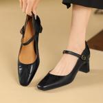 Handcrafted Genuine Leather Women's Shoes: Elegant Luxury Craftsmanship(Egupai8882812)