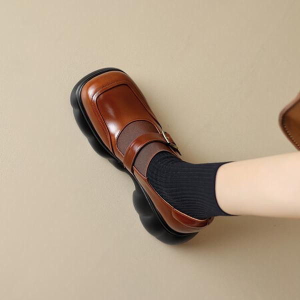 Handcrafted Genuine Leather Women's Shoes: Elegance Meets Luxury Quality(Egupai8882797)