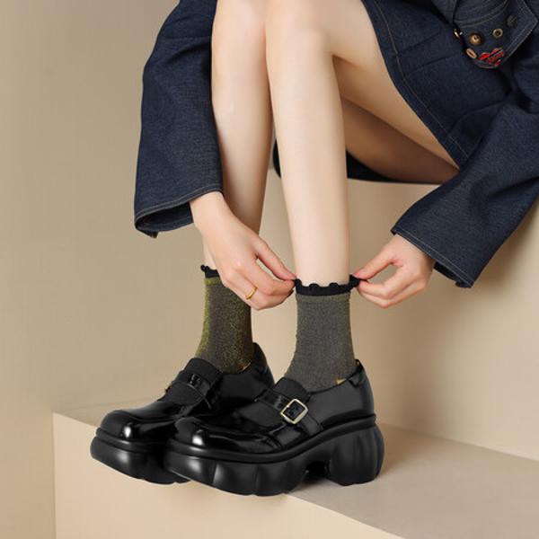 Handcrafted Genuine Leather Women's Shoes: Elegance Meets Luxury Quality(Egupai8882797)