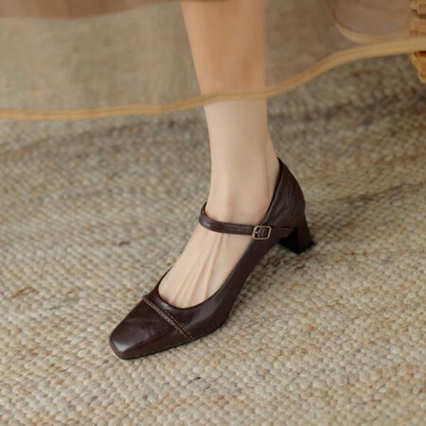 Luxurious Handcrafted Leather Women's Shoes with Exquisite Craftsmanship(Egupai8882801)