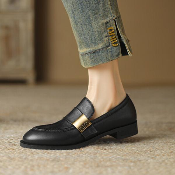 Elegant Handcrafted Leather Women’s Shoes: Superior Quality & Luxurious Craftsmanship(Egupai8882788)