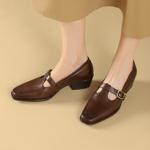 Handcrafted Luxury Leather Women's Shoes, Exquisite Quality(Egupai8882813)