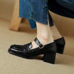 Handcrafted Genuine Leather Women's Shoes: Elegant Luxury(Egupai8882820)