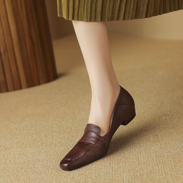 Handcrafted Genuine Leather Women's Shoes - Elegance Redefined(Egupai8882774)