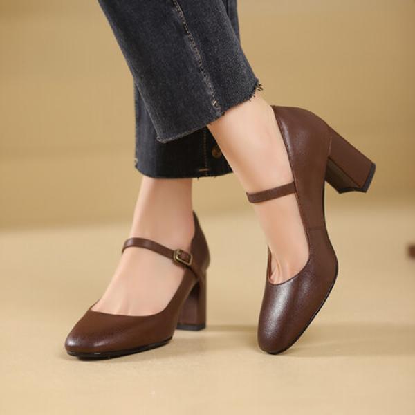 Handcrafted Genuine Leather Women's Shoes: Elegant Luxury with Artisan Quality(Egupai8882830)