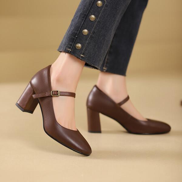 Handcrafted Genuine Leather Women's Shoes: Elegant Luxury with Artisan Quality(Egupai8882830)