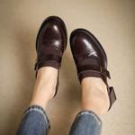 Elegantly Crafted Handcrafted Leather Women's Shoes(Egupai8882841)