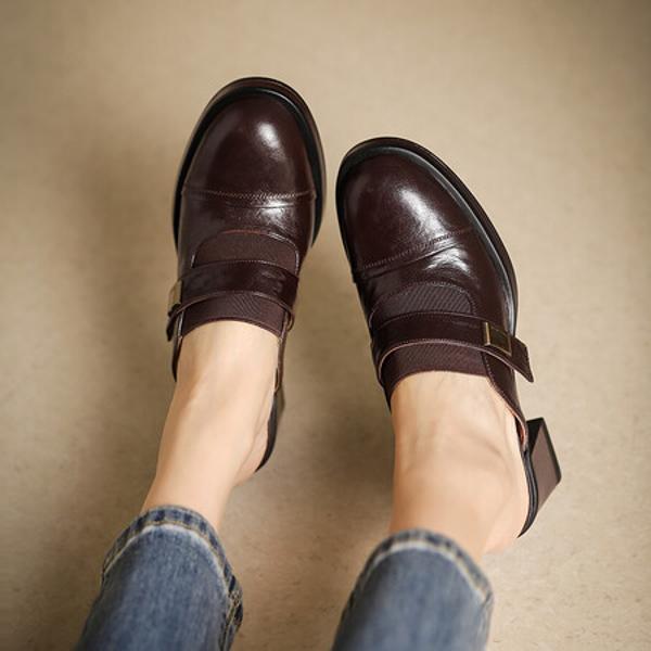 Elegantly Crafted Handcrafted Leather Women's Shoes(Egupai8882841)
