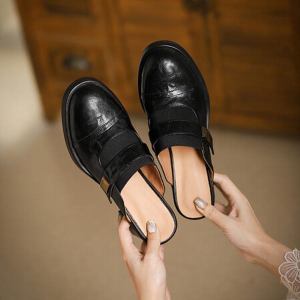 Elegantly Crafted Handcrafted Leather Women's Shoes(Egupai8882841)