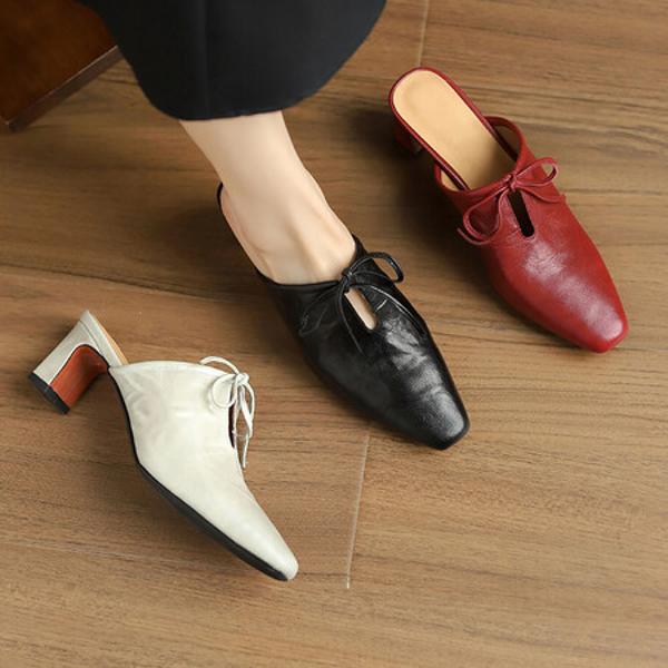 Handcrafted Luxury Leather Women's Shoes - Elegant Craftsmanship(Egupai8882858)