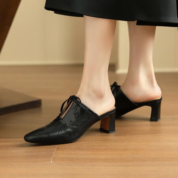 Handcrafted Luxury Leather Women's Shoes - Elegant Craftsmanship(Egupai8882858)