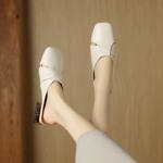 Elegant Handcrafted Leather Women's Shoes: High-End Quality and Luxurious Craftsmanship(Egupai8882894)
