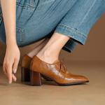 Handcrafted Leather Women’s Shoes: Elegant Luxury & Artistry(Egupai8882931)