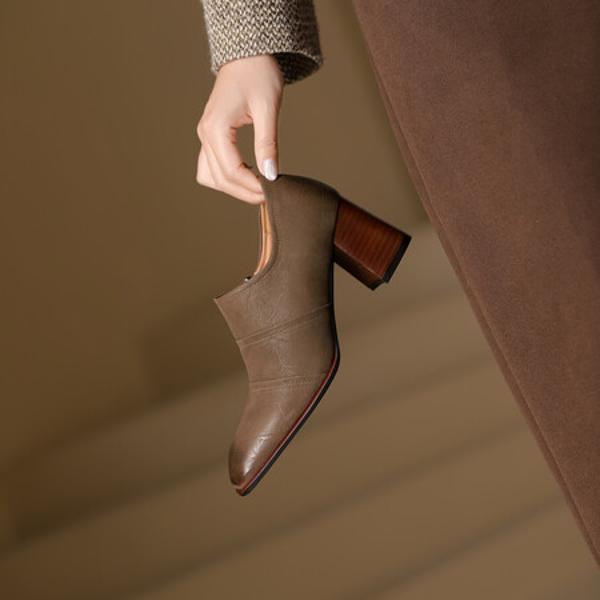 Handcrafted Luxury Leather Women’s Shoes: Elegance in Every Stitch(Egupai8882929)