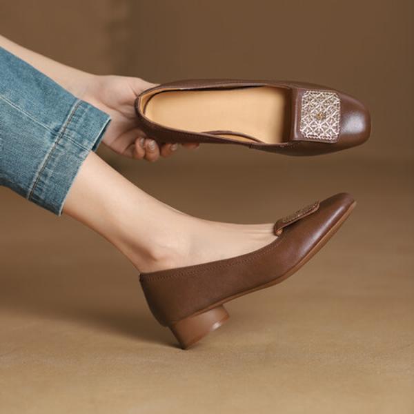 Elegance in Every Step: Handcrafted Genuine Leather Shoes(Egupai8882920)