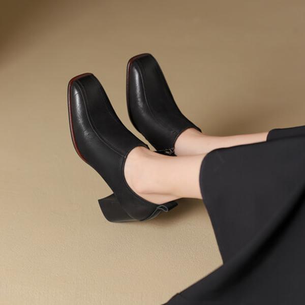 Handcrafted Luxury Leather Women's Shoes: Timeless Elegance & Quality(Egupai8882930)