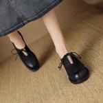 Elegantly Crafted Genuine Leather Handmade Women's Shoes of Luxe Quality(Egupai8882933)