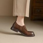 Handcrafted Genuine Leather Women’s Shoes – Luxurious Elegance(Egupai8882927)