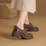 Elegant Handmade Leather Women's Shoes - Luxury Craftsmanship(Egupai8882962)