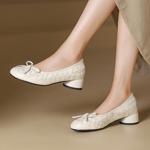 Elegant Handcrafted Leather Women’s Shoes - Luxury Craftsmanship(Egupai8882980)