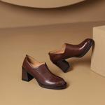 Handcrafted Luxury Leather Women's Shoes for Timeless Elegance(Egupai8882965)