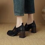 Exquisite Handcrafted Leather Women's Shoes: Luxury, Elegance, and Quality Craftsmanship(Egupai8882939)