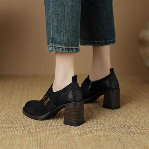 Exquisite Handcrafted Leather Women's Shoes: Luxury, Elegance, and Quality Craftsmanship(Egupai8882939)