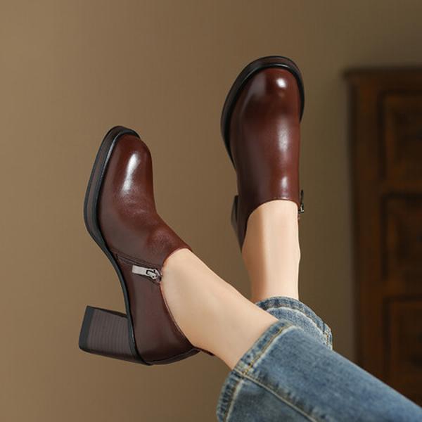 Exquisite Handcrafted Leather Women's Shoes: Luxury and Elegance Redefined(Egupai8882963)