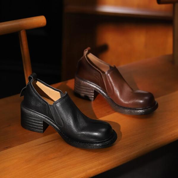 Luxury Handcrafted Genuine Leather Women’s Shoes(Egupai8882972)