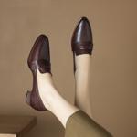 Handcrafted Luxury Leather Women's Shoes(Egupai8882957)