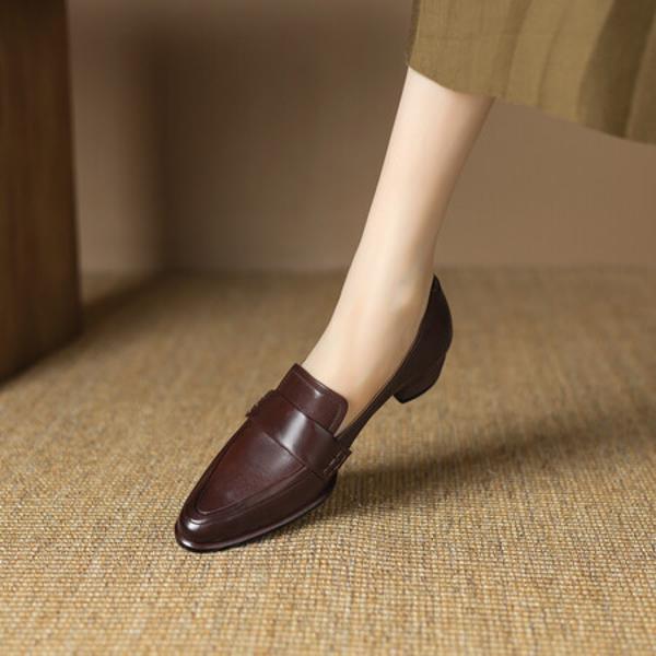Handcrafted Luxury Leather Women's Shoes(Egupai8882957)