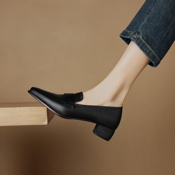 Handcrafted Luxury Leather Women's Shoes(Egupai8882957)