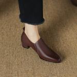 Exquisite Handcrafted Leather Women's Shoes: Luxury, Elegance, & Timeless Craftsmanship(Egupai8882955)